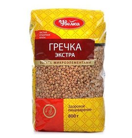 Фото товара Крупа Увелка 800г Греча Экстра ядрица