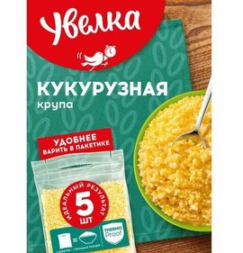 Фото товара Крупа Увелка Кукурузная 5пак по 80г