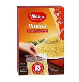 Фото товара Крупа Увелка Пшено 5пак по 80г