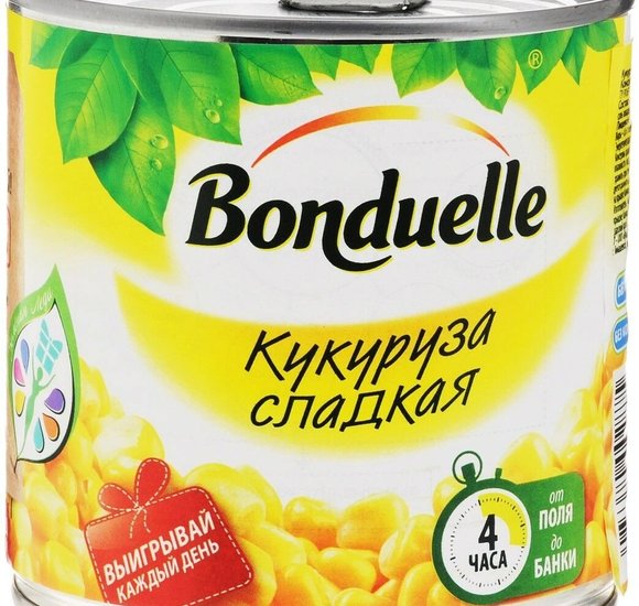 Кукуруза Бондюэль сладкая 425мл купить с доставкой в Канске