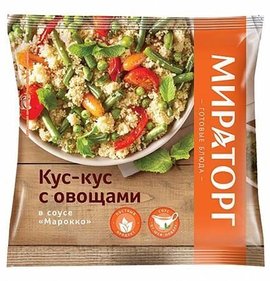Фото товара Кус-кус с овощами в соусе Марокко с/м 400г Мираторг