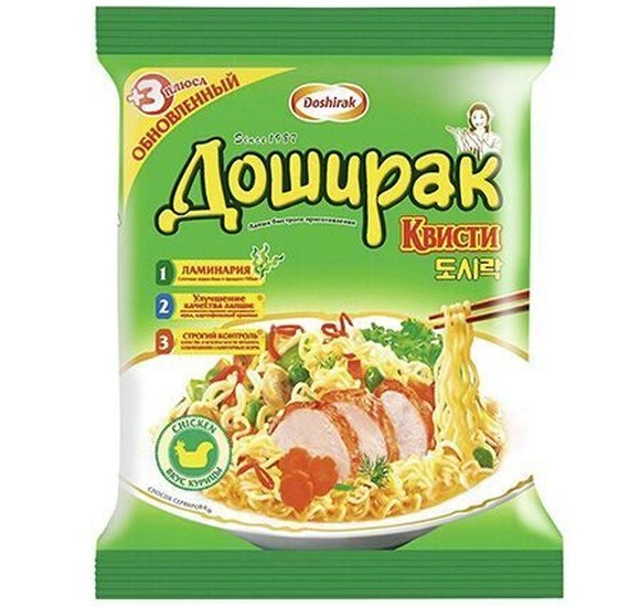 Лапша Доширак Квисти 70г вкус курицы купить с доставкой в Канске