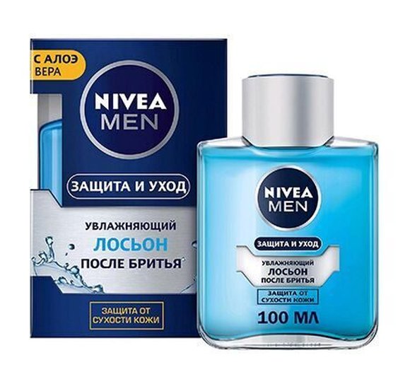 Лосьон после бритья Nivea fo Men Защита и уход 100мл купить с доставкой в Канске
