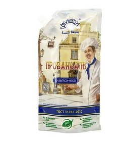 Фото товара Майонез Авеню Вкуса Провансаль 50%  400г д/п