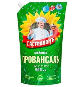 Фото товара Майонез Гастроном Провансаль 67% 900мл д/п