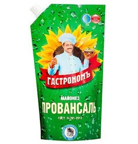 Фото товара Майонез Гастроном Провансаль 67%  400г д/п