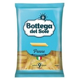 Фото товара Макароны Bottega del Sole перья 400г КДВ
