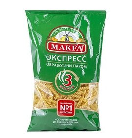 Фото товара Макароны Макфа Экспресс Спирали 400г