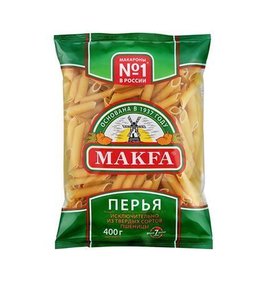 Фото товара Макароны Макфа Перья 400г