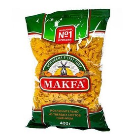 Фото товара Макароны Макфа Петушинные гребешки 400г