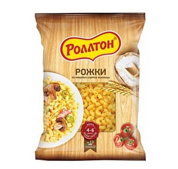 Макароны Роллтон рожки 400г купить с доставкой в Канске