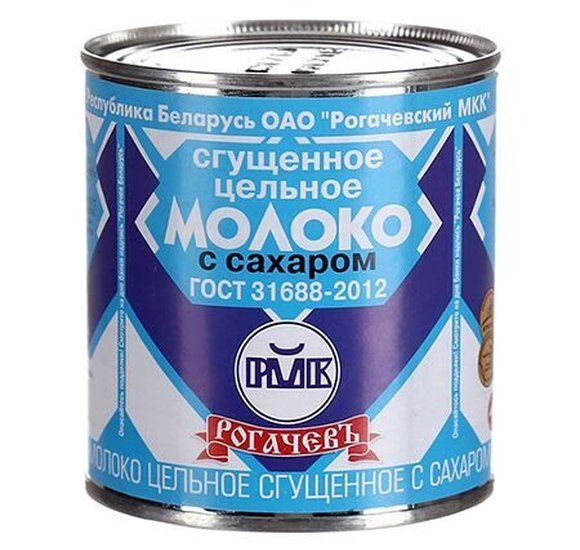 Молоко сгущенное Рогачевский МКК 8,5% 380г БЗМЖ купить с доставкой в Канске