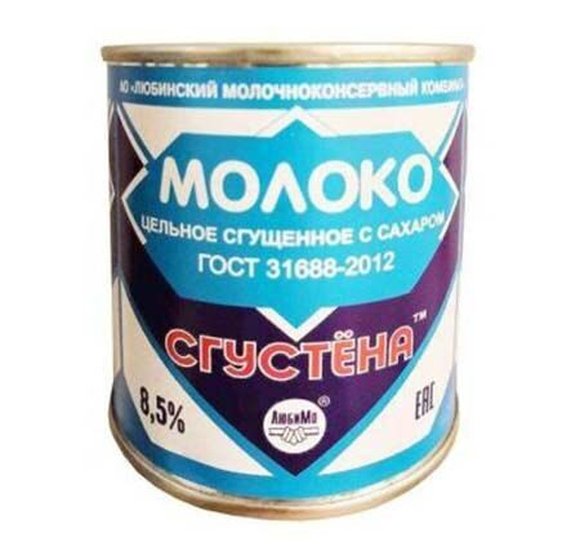 Молоко сгущенное Сгустёна 8,5% 380г БЗМЖ купить с доставкой в Канске