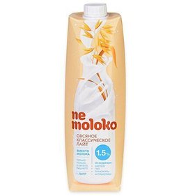 Фото товара Напиток овсяный Ne moloko Классический Лайт 1.5% 1л