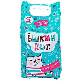 Фото товара Наполнитель для кошачьего туалета Ешкин кот 5л