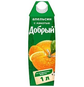 Фото товара Нектар Добрый Апельсин 1л