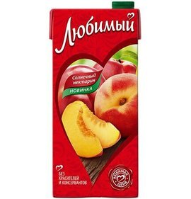Фото товара Нектар Любимый Солнечный нектарин 0,95л