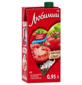Фото товара Нектар Любимый Спелый томат 0.95л