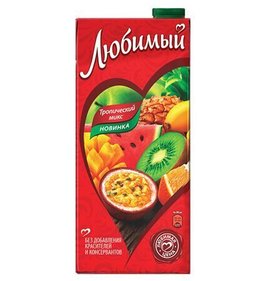 Фото товара Нектар Любимый Тропический микс 0,95 л