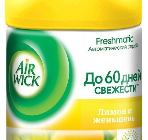 Освежитель воздуха Airwick Лимон и Женьшень см бл 250мл/// купить с доставкой в Канске