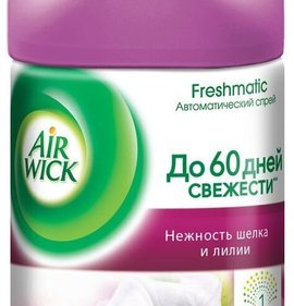 Фото товара Освежитель воздуха Airwick Нежный шелк и лилия 250мл см бл