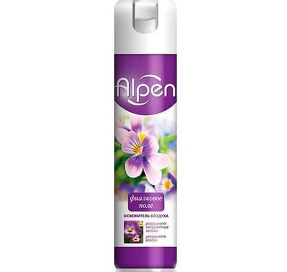 Освежитель воздуха Alpen Фиалковое поле 300мл купить с доставкой в Канске