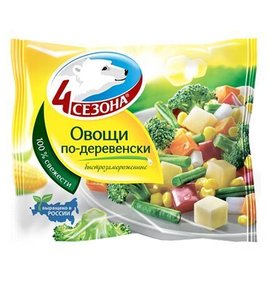 Фото товара Овощи По деревенски 4 Сезона 400г
