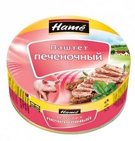 Фото товара Паштет Хаме Печеночный 117г