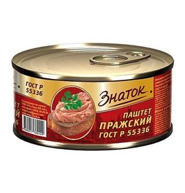 Фото товара Паштет Знаток Пражский 230г ключ