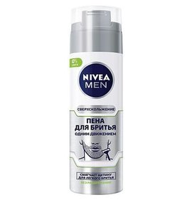 Фото товара Пена для бритья Nivea fo Men Сверхскольжение Одним движением 200мл