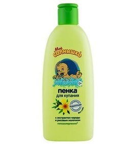 Фото товара Пенка для купания Мое Солнышко Череда рисовое молочко 200мл