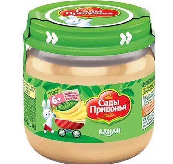 Пюре Сады Придонья Банан 80г ст/б купить с доставкой в Канске