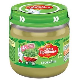 Фото товара Пюре Сады Придонья Броколли 80г с/б