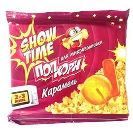 Фото товара Попкорн Show Time 80 г КАРАМЕЛЬ