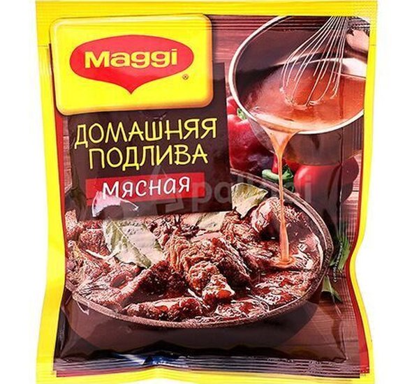 Приправа Магги Домашняя Подлива мясная 90г купить с доставкой в Канске