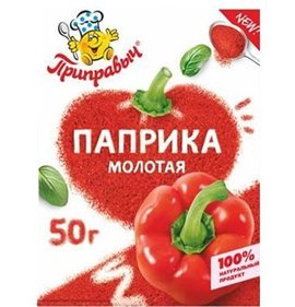 Фото товара Приправа Приправыч Паприка молотая 50г