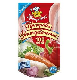 Фото товара Приправа Приправыч Универсальная 100 блюд 60г