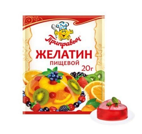 Приправа Приправыч Желатин пищевой 20г купить с доставкой в Канске
