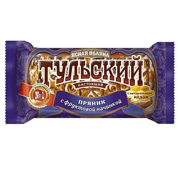 Пряник Тульский 140г с фруктовой начинкой купить с доставкой в Канске