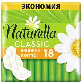 Фото товара Прокладки Натурелла Classic Camomile Normal Duo 18шт
