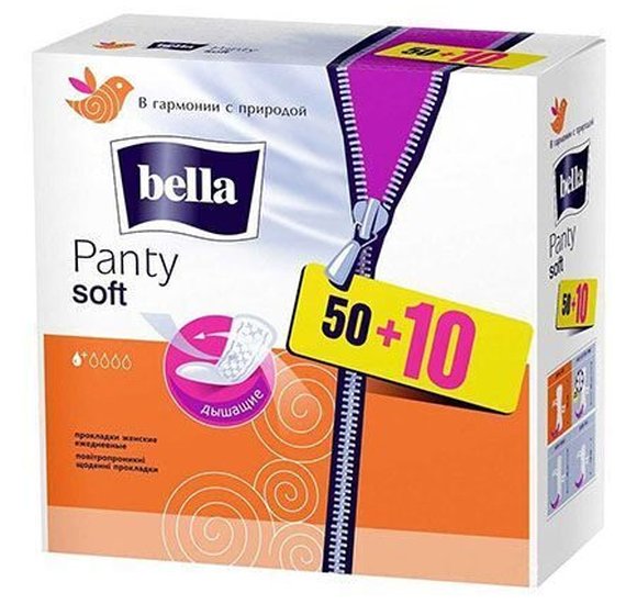 Прокладки ежед Bella Panty Soft 60+10шт купить с доставкой в Канске