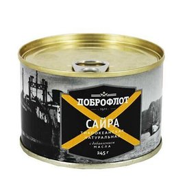 Фото товара Сайра Доброфлот т/о нат с д/м 245г ключ