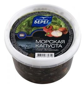 Фото товара Салат из морской капусты Балтийский берег Витаминный 250г