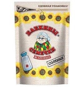 Фото товара Семечки Бабкины соленые 300г 1/12