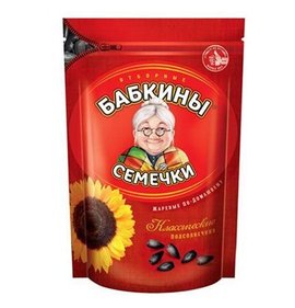 Фото товара Семечки Бабкины жареные 190г 1/18