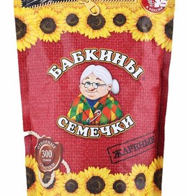 Фото товара Семечки Бабкины жареные 300г 1/12