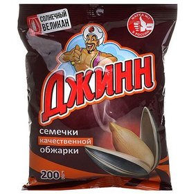 Фото товара Семечки Джинн Солнечный великан 200г