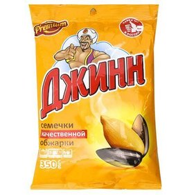 Фото товара Семечки Джинн жареные 350г/10