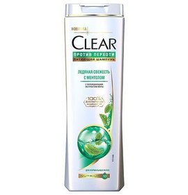 Фото товара Шампунь Clear vita ABE 400мл Ледяная свежесть против перхоти