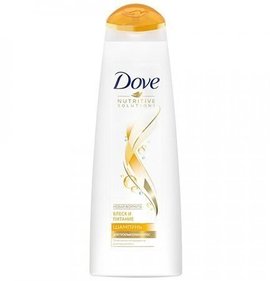Фото товара Шампунь Dove 380мл Блеск и питание